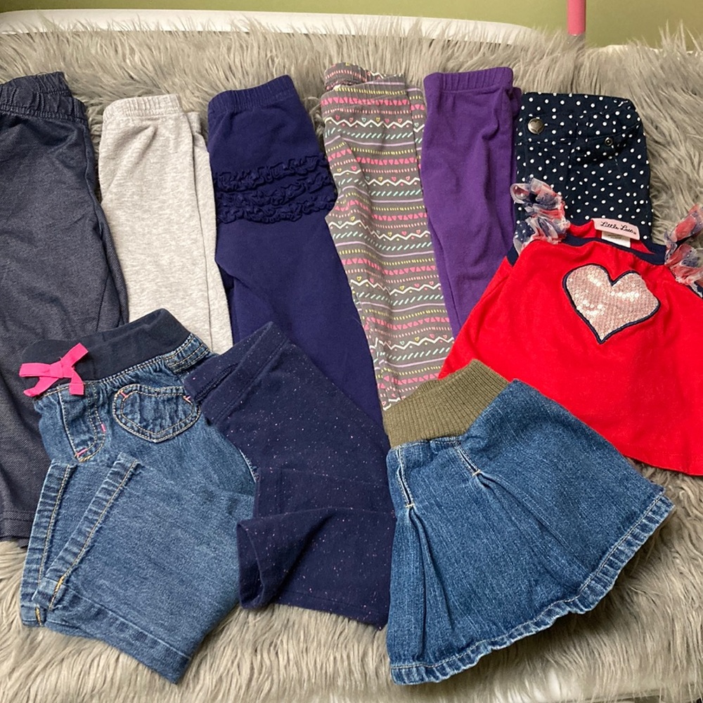 Bundle of 10 pieces of girls clothing size 18 months - Picture 1 of 7